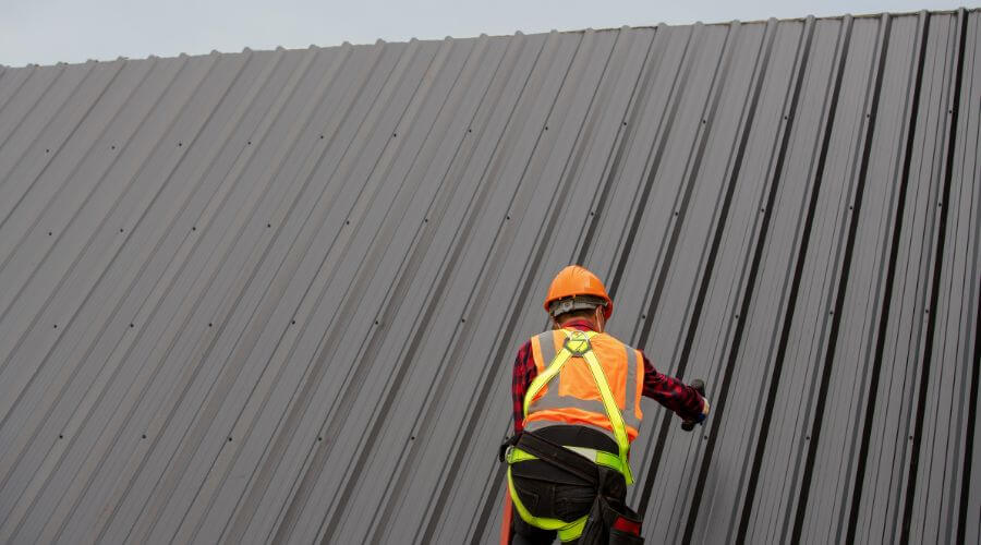 Professional metal roof installation services in East China, MI